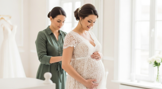 Ako si vybrať svadobné šaty v tehotenstve