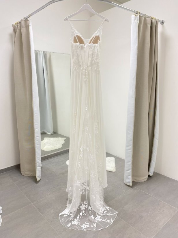 Svadobné šaty Stela - Farba: Ivory, Veľkosť: 36