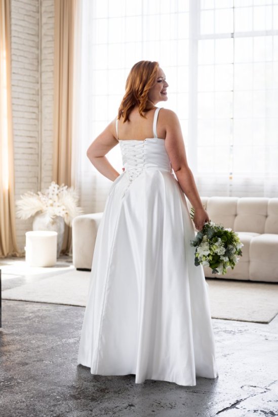 Svatební šaty Melrose - Barva: Ivory, Velikost: 38