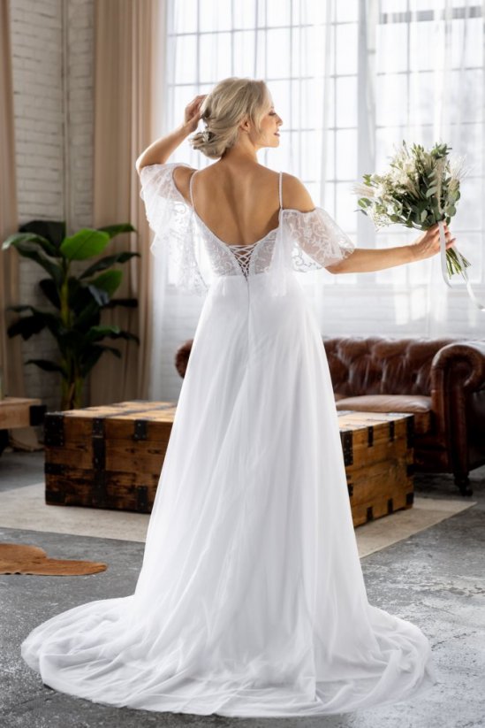 Svatební šaty Ariana light - Barva: Bílá, Velikost: 34