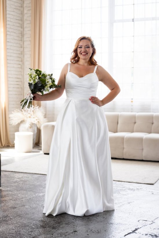 Svatební šaty Melrose - Barva: Ivory, Velikost: 38