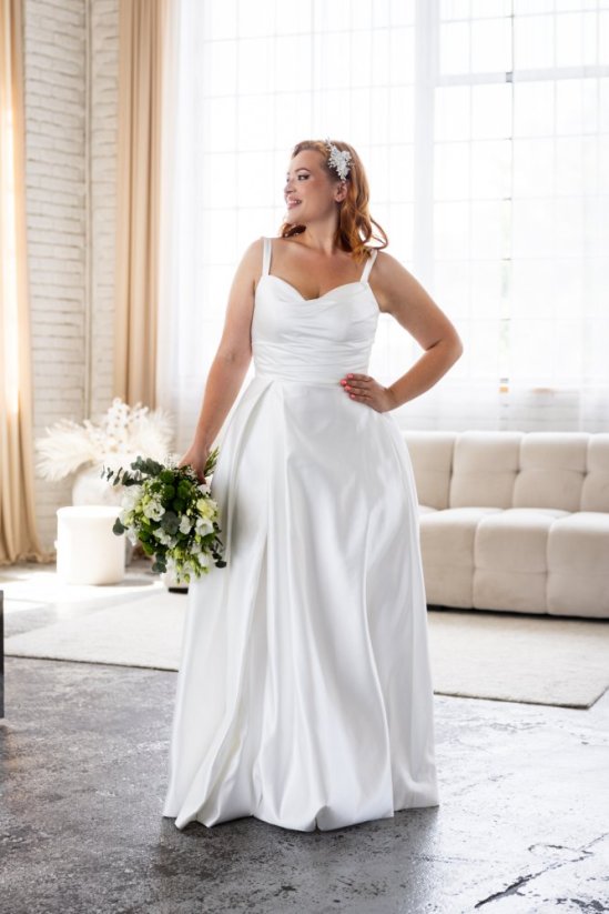 Svatební šaty Melrose - Barva: Ivory, Velikost: 38
