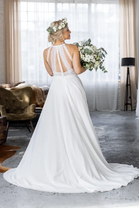 Svadobné saty Elsa back